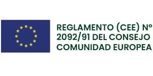 Logo de certificado Reglamento (CEE) N° 2092/91 del Consejo Comunidad Europea